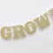 "Locally Grown" Banner - Green Farmers Market Baby Shower Decorations, Garden Theme Bunting Garland for Boys or Girls, First Birthday Fruit & Veggie Party Decor, High-Quality Textured Cardstock
